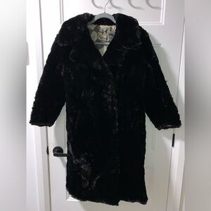 VINTAGE Authentic fur coat, size S or M